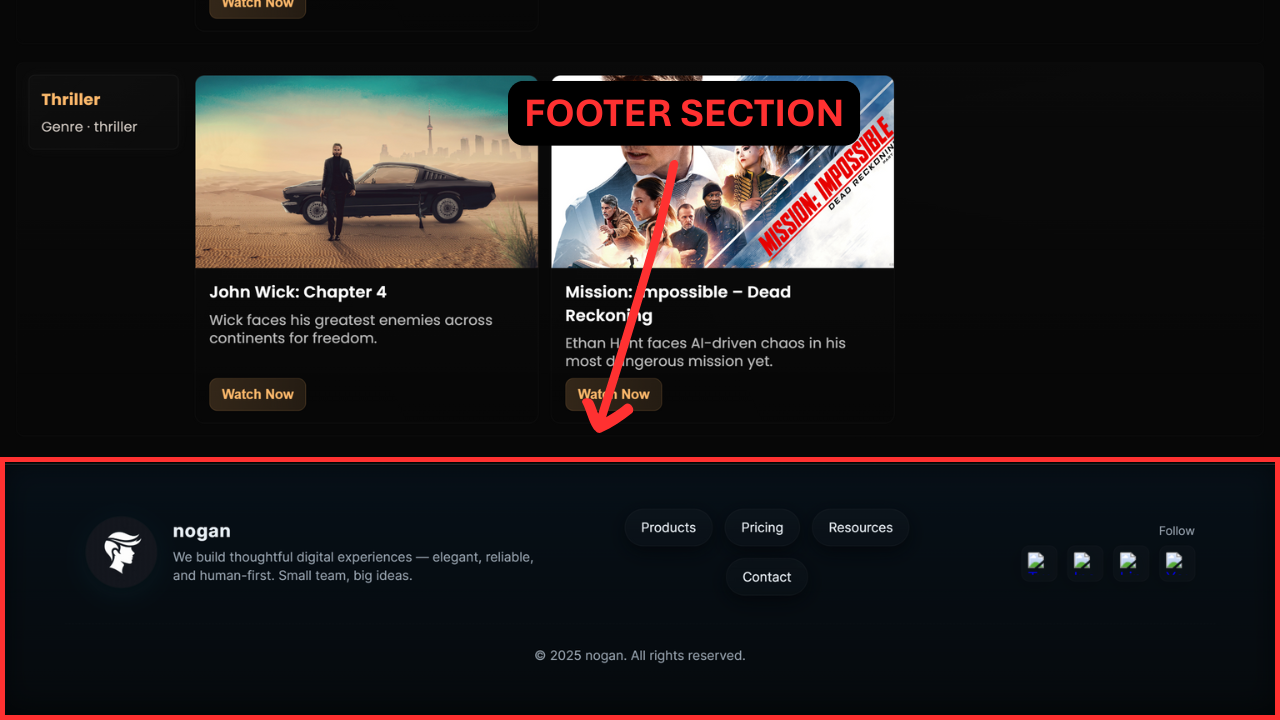 Hero Section of McDonald's redesign