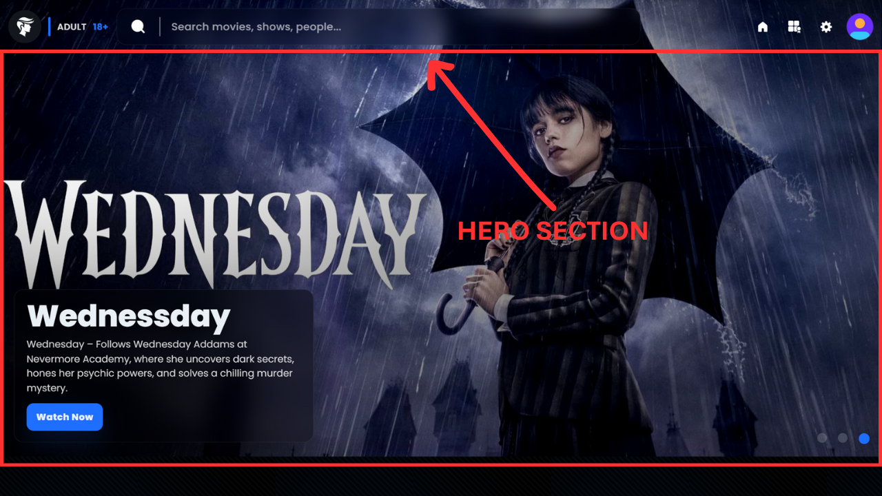 Hero Section of McDonald's redesign